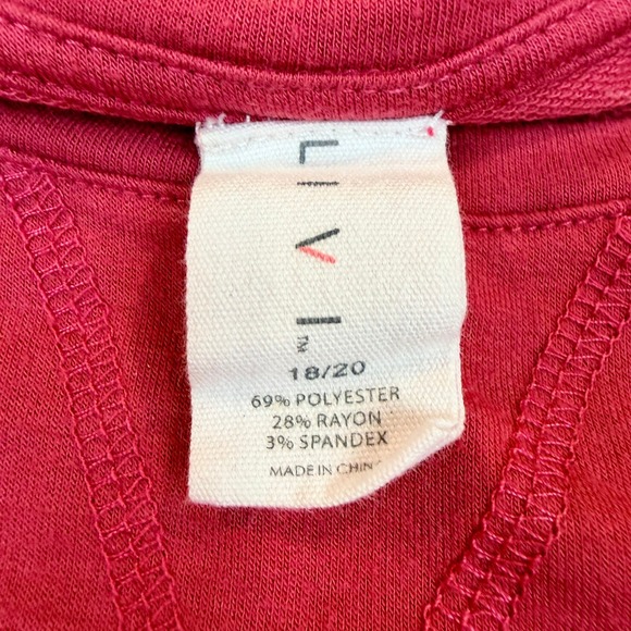 Lane Bryant Livi Active Womens Pink Purple Ombre Long Sleeve Top Size 18/20 Plus - Picture 2 of 6